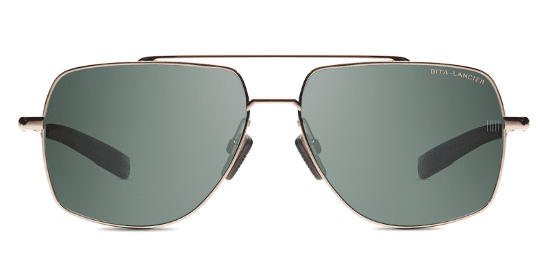 DitaLancierSunglassesLSA107WhiteGoldAirGreenFront 2815dab8 280c 4c4d baf0 3c64ddaaafdb