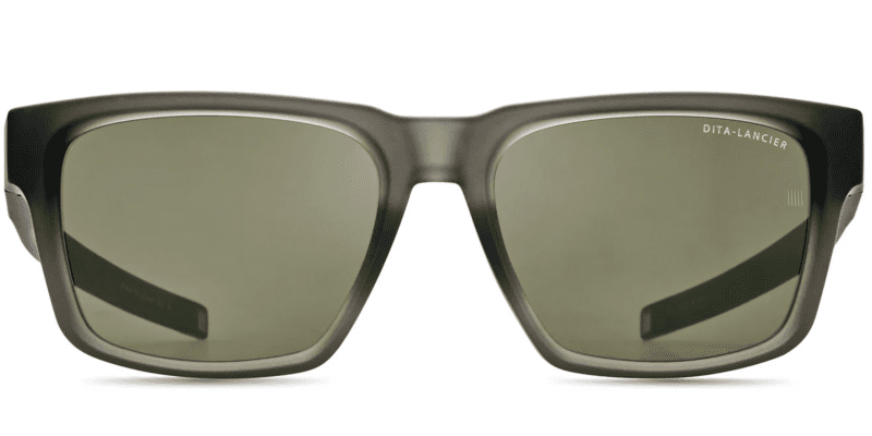 DitaLancierSunglassesLSA712DeckGreyAirGreenFront