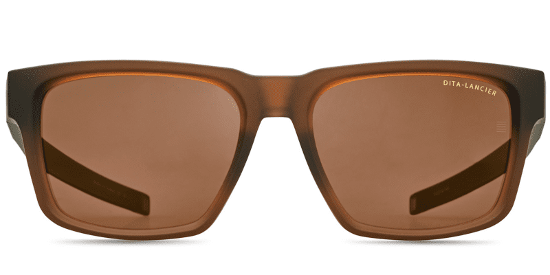 DitaLancierSunglassesLSA712GoldSandLandBrownFront