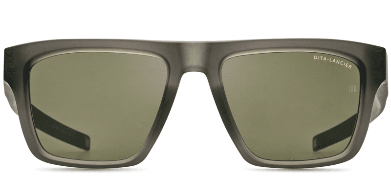 DitaLancierSunglassesLSA713DeckGreyAirGreenFront