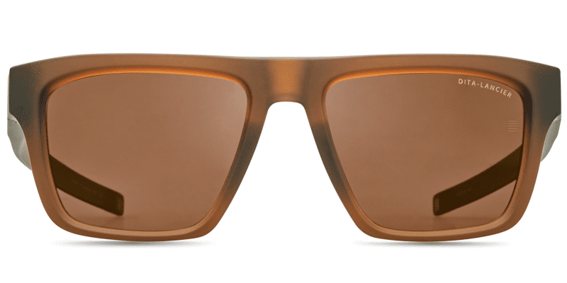 DitaLancierSunglassesLSA713GoldSandLandBrownFront