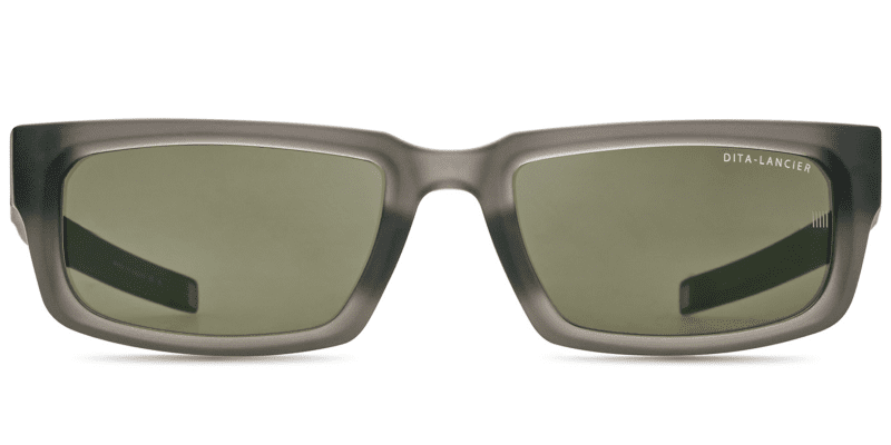 DitaLancierSunglassesLSA714DeckGreyAirGreenFront