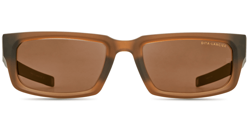 DitaLancierSunglassesLSA714GoldSandLandBrownFront