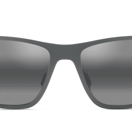 MauiJImAnemone606SunglassesSatinBlackwithNeutralGreylensesfront