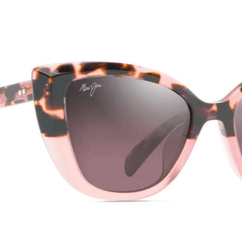 MauiJImBlossom892SunglassesPinkwithMauiRoselensescorner