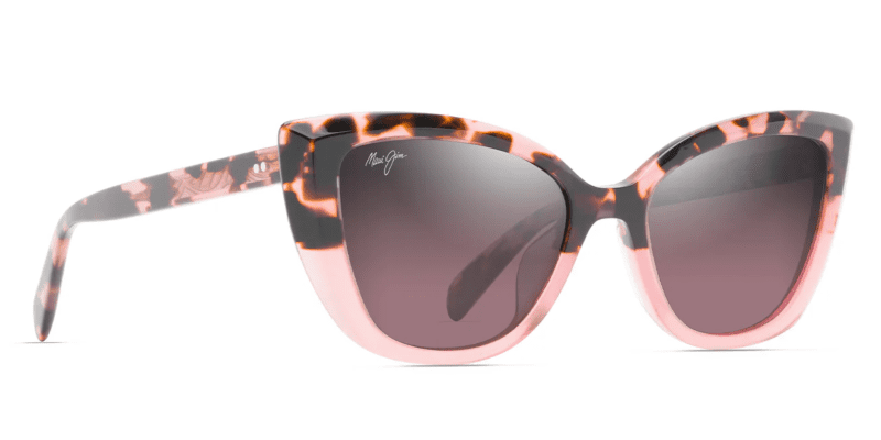 MauiJImBlossom892SunglassesPinkwithMauiRoselensescorner