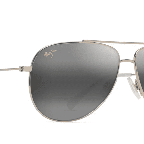 MauiJImHau oli665SunglassesShinylightgoldwithCrystalandNeutralGreylensescorner