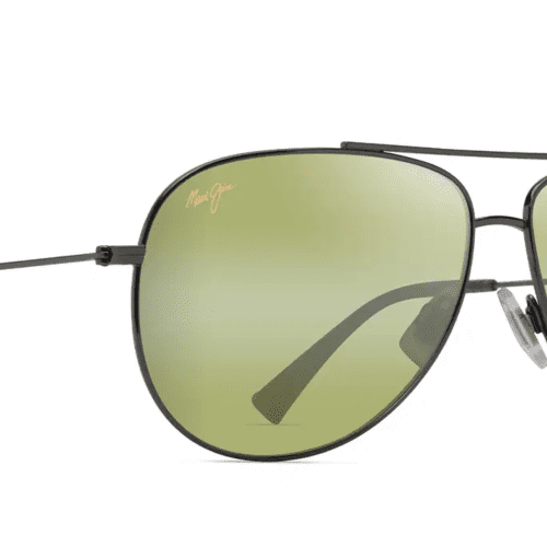 MauiJImHau oliXL674SunglassesShinyDarkRutheniumwithMauiHTLensescorner