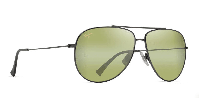 MauiJImHau oliXL674SunglassesShinyDarkRutheniumwithMauiHTLensescorner