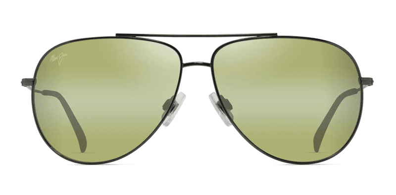 MauiJImHau oliXL674SunglassesShinyDarkRutheniumwithMauiHTLensesfront