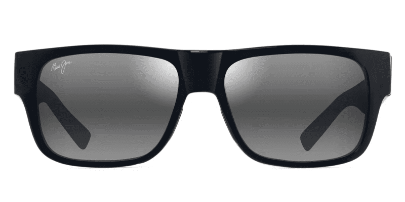 MauiJImKeahi873SunglassesBlackGlosswithNeutralGreyfront