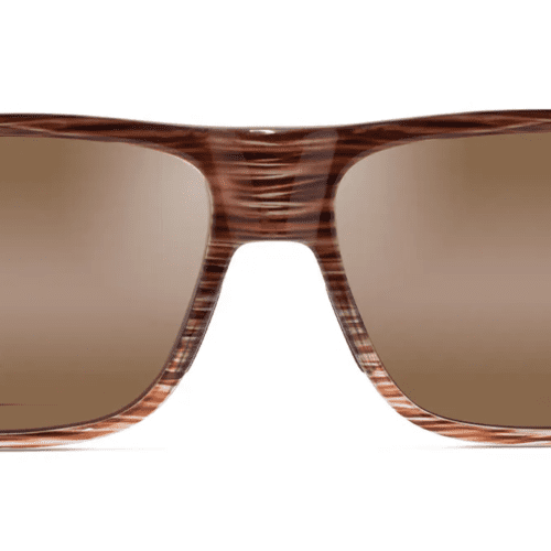 MauiJImKeahi873SunglassesBrownStripewithHCLBronzefront