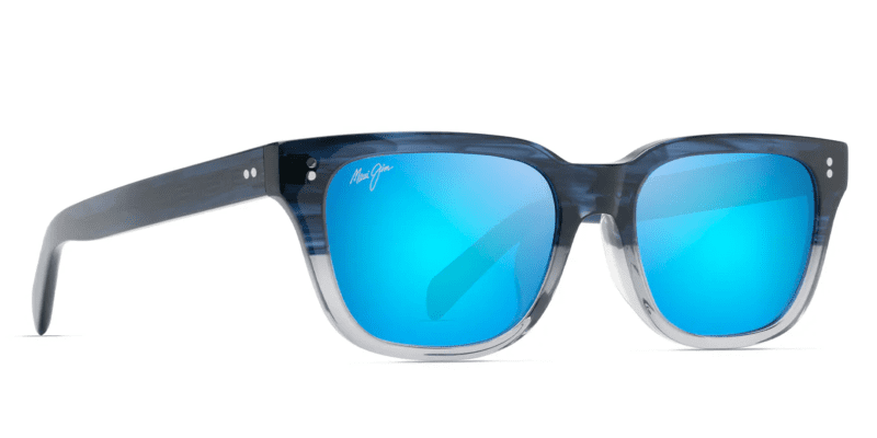 MauiJImLikeke894SunglassesBluetoGreywithBlueHawaiilensesCorner