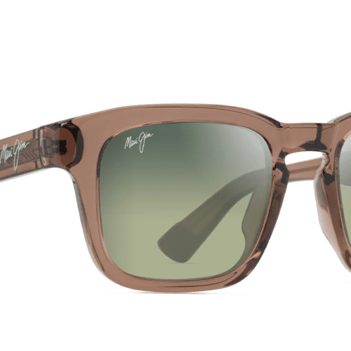 MauiJImMALUHIA643Sunglasses ShinyTransLightBrownwithMauiHTLensescorner