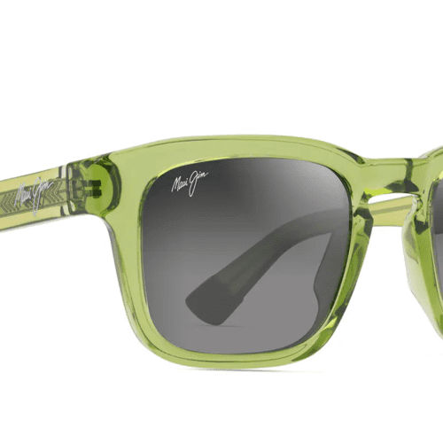 MauiJImMALUHIA643Sunglasses ShinyTransgrassgreenwithNeutralGreyLensescorner