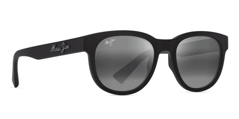 MauiJImMaoli668SunglassesMatteBlackwithNeutralGreyLensescorner