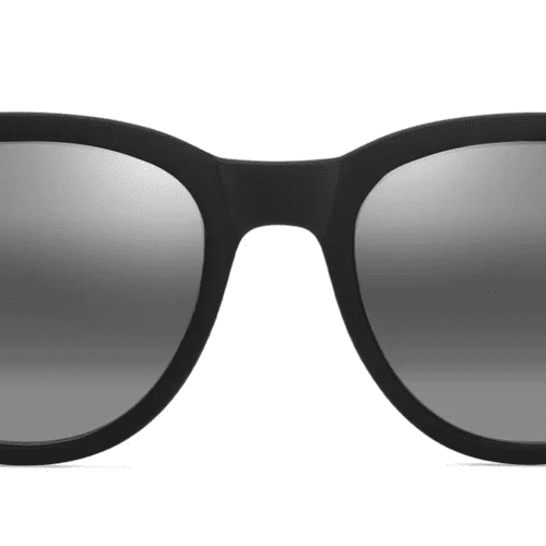 MauiJImMaoli668SunglassesMatteBlackwithNeutralGreyLensesfront