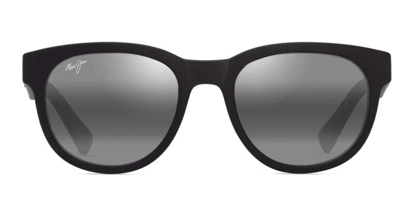 MauiJImMaoli668SunglassesMatteBlackwithNeutralGreyLensesfront