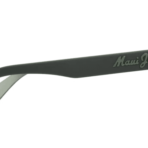 MauiJImMaoli668SunglassesMatteDarkGreenwithHTlensesside