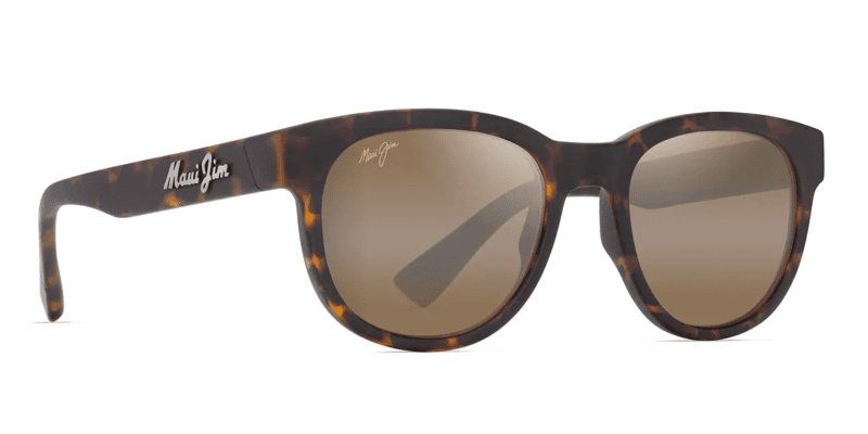 MauiJImMaoli668SunglassesMatteDarkhavanawithHCLBronzelensescorner