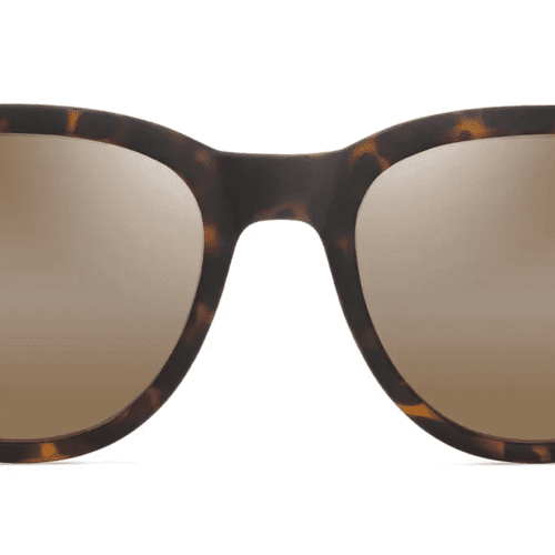 MauiJImMaoli668SunglassesMatteDarkhavanawithHCLBronzelensesfront