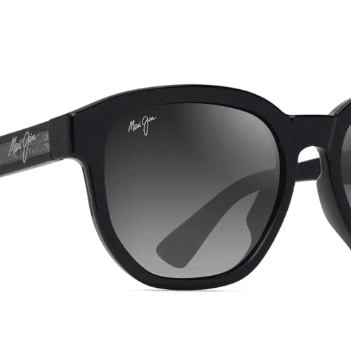 MauiJimAKAHAI646Sunglasses ShinyBlackwithTransBlackwithNeutralGreyLensescorner