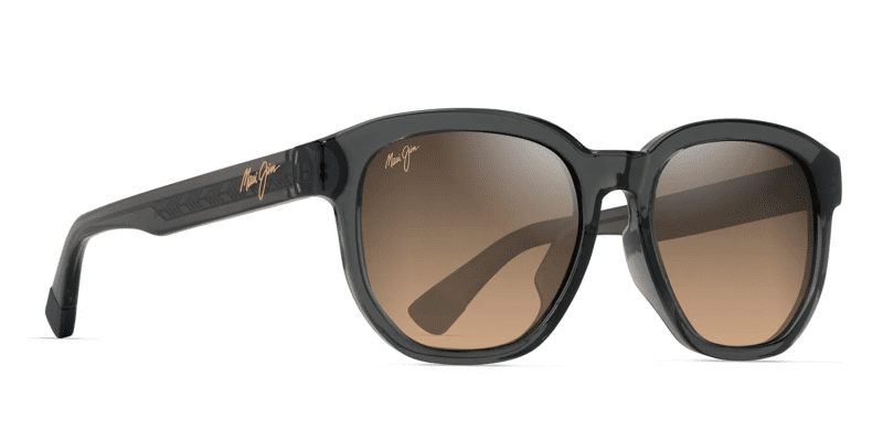 MauiJimAKAHAI646Sunglasses ShinyTransDarkGreywithHCLBronzeLensescorner