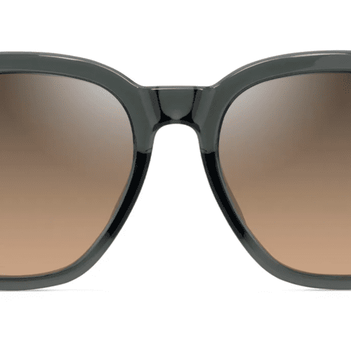 MauiJimAKAHAI646Sunglasses ShinyTransDarkGreywithHCLBronzeLensesfront