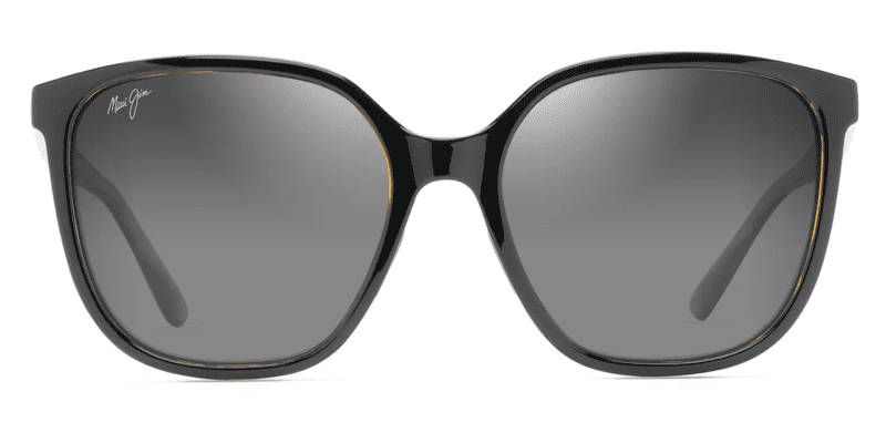 MauiJimGoodFun871SunglassesBlackwithTortoiseNeutralGreyfront