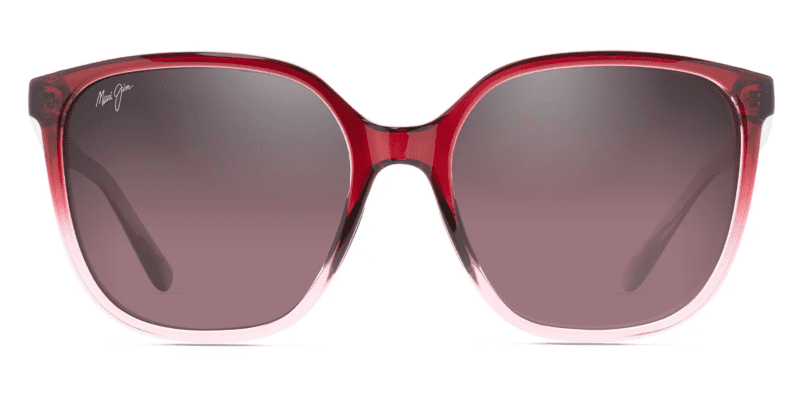 MauiJimGoodFun871SunglassesRaspberryFadewithMauiRosefront