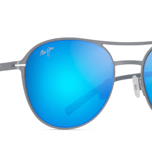 MauiJimHalfMoon890SunglassesDoveGreywithBlueHawaiicorner