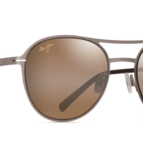 MauiJimHalfMoon890SunglassesSatinSepiawithHCLBronzeCorner