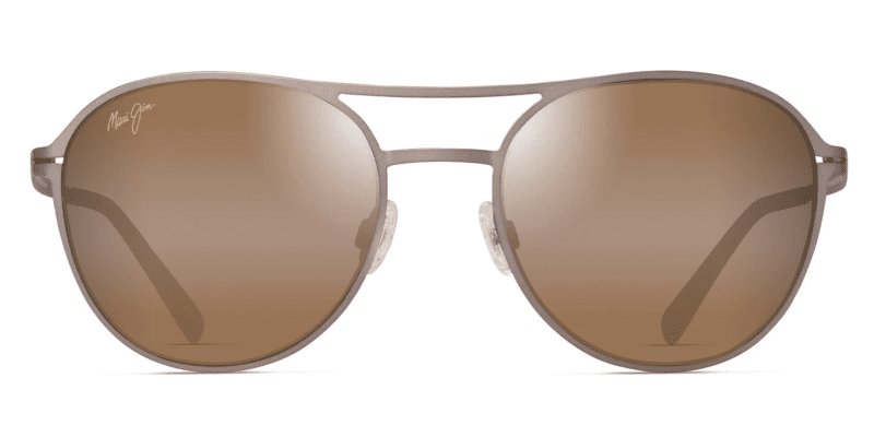 MauiJimHalfMoon890SunglassesSatinSepiawithHCLBronzefront