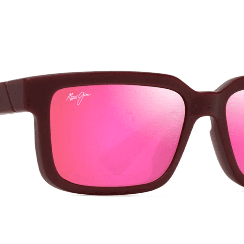 MauiJimHiapoAsianFit655SunglassesBurgundyMauiSunriseCorner