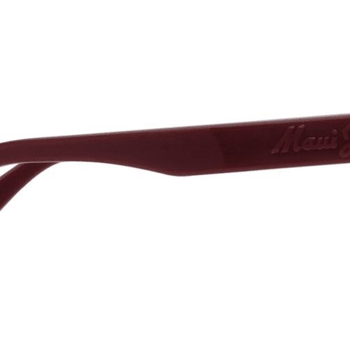 MauiJimHiapoAsianFit655SunglassesBurgundyMauiSunriseSide