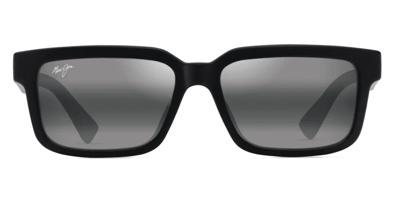 MauiJimHiapoAsianFit655SunglassesMatteBlackGreyFront