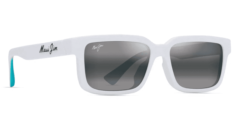 MauiJimHiapoAsianFit655SunglassesMatteWhiteGreyCorner