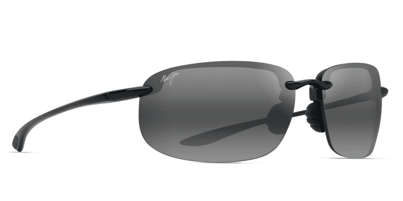 MauiJimHo okipaXL456SunglassesBlackGlosswithNeutralGrey