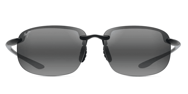 MauiJimHo okipaXL456SunglassesBlackGlosswithNeutralGreyfront