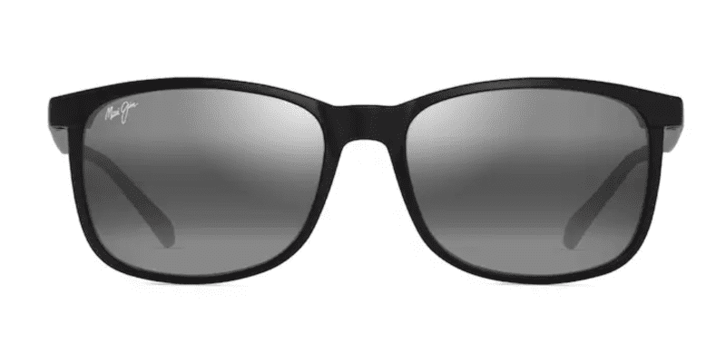 MauiJimHulili672SunglassesMatteBlackNeutralGreyFront