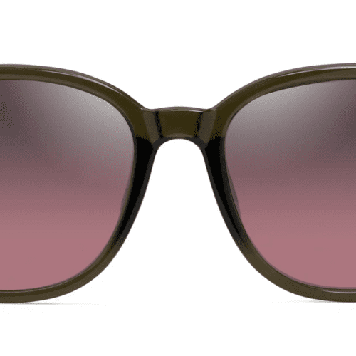 MauiJimKU IKAHI647SunglasssesShinyTransGreenwithMauiRosefront