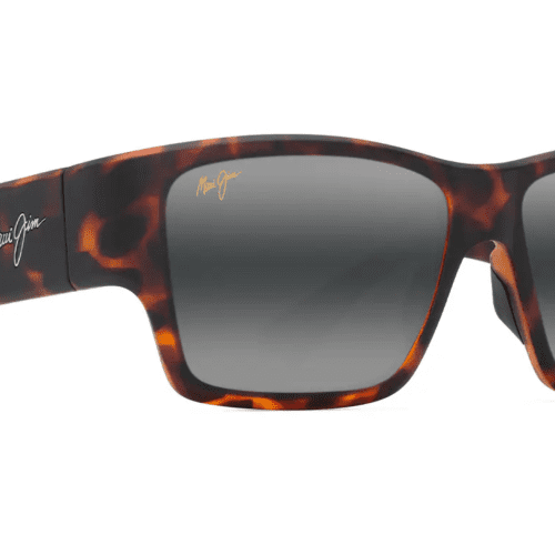 MauiJimKa olu614SunglassesMatteDarkHavanawithNeutralgreylensescorner