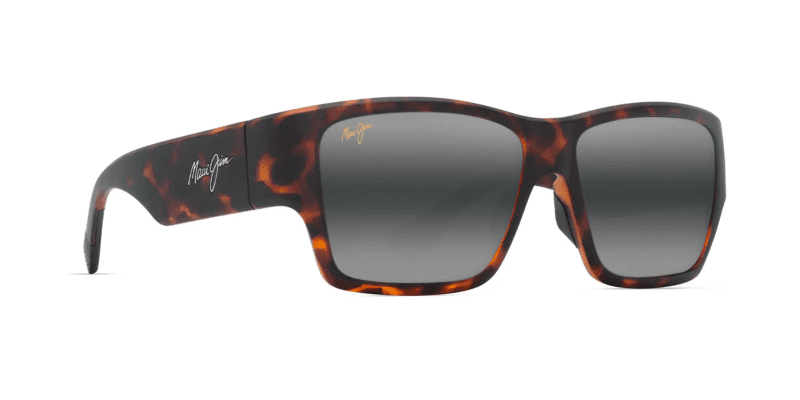 MauiJimKa olu614SunglassesMatteDarkHavanawithNeutralgreylensescorner