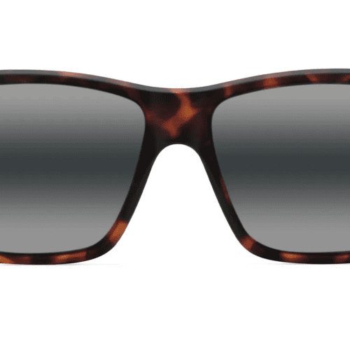 MauiJimKa olu614SunglassesMatteDarkHavanawithNeutralgreylensesfront