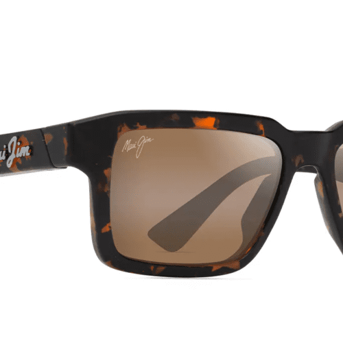 MauiJimKahiko635SunglassesDarkHavanawithHCLBronzelenes