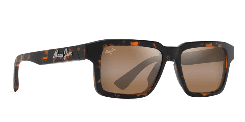 MauiJimKahiko635SunglassesDarkHavanawithHCLBronzelenes