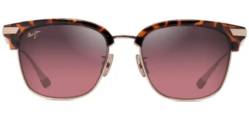 MauiJimKalaunuAFSunglassesDarkHavanaMauiRoseFront