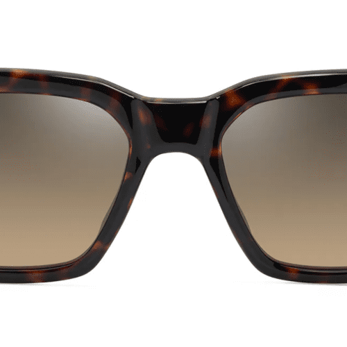 MauiJimKenui642SunglassesShinyDarkHavanawithHCLBronzelensesfront