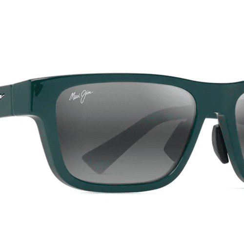 MauiJimKeola628SunglassesShinyDarkGreenwithNeutralGreyLensescorner