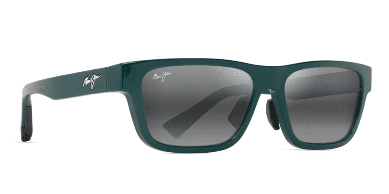 MauiJimKeola628SunglassesShinyDarkGreenwithNeutralGreyLensescorner